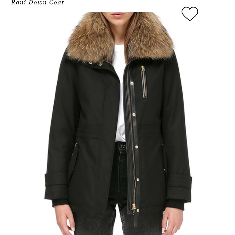 Mackage Rani fur-lined down coat. Size S.